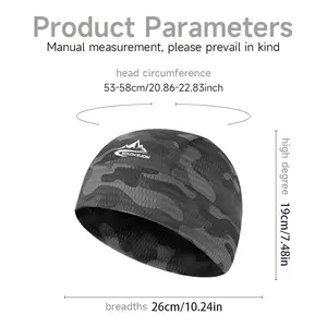 2Pcs/3Pcs Breathable Helmet Liner Caps| CyclingTok OutdoorTok UPF UV Protection Sweat-Wicking Skull Caps| Unisex Men Women for Hiking Running Motorcycle Summer Sports