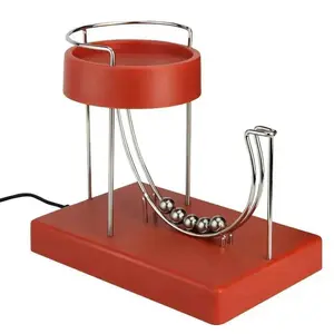 Machine Perpetual Motion Desk Decor - Creative Electric Energy Model Gift Office Ornament Plastic Sculpture
