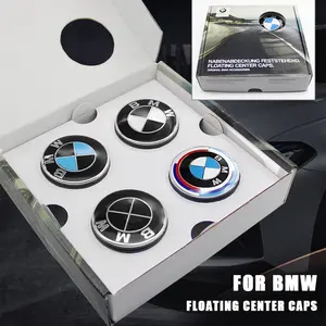 4PCS 56/68mm Floating Wheel Center Caps for BMW E90 E91 E92 E93 F30 F10 F11 F04 E84 E83 F25 E70 F15 E72 F16 M3 M5 M6 Auto Accessories