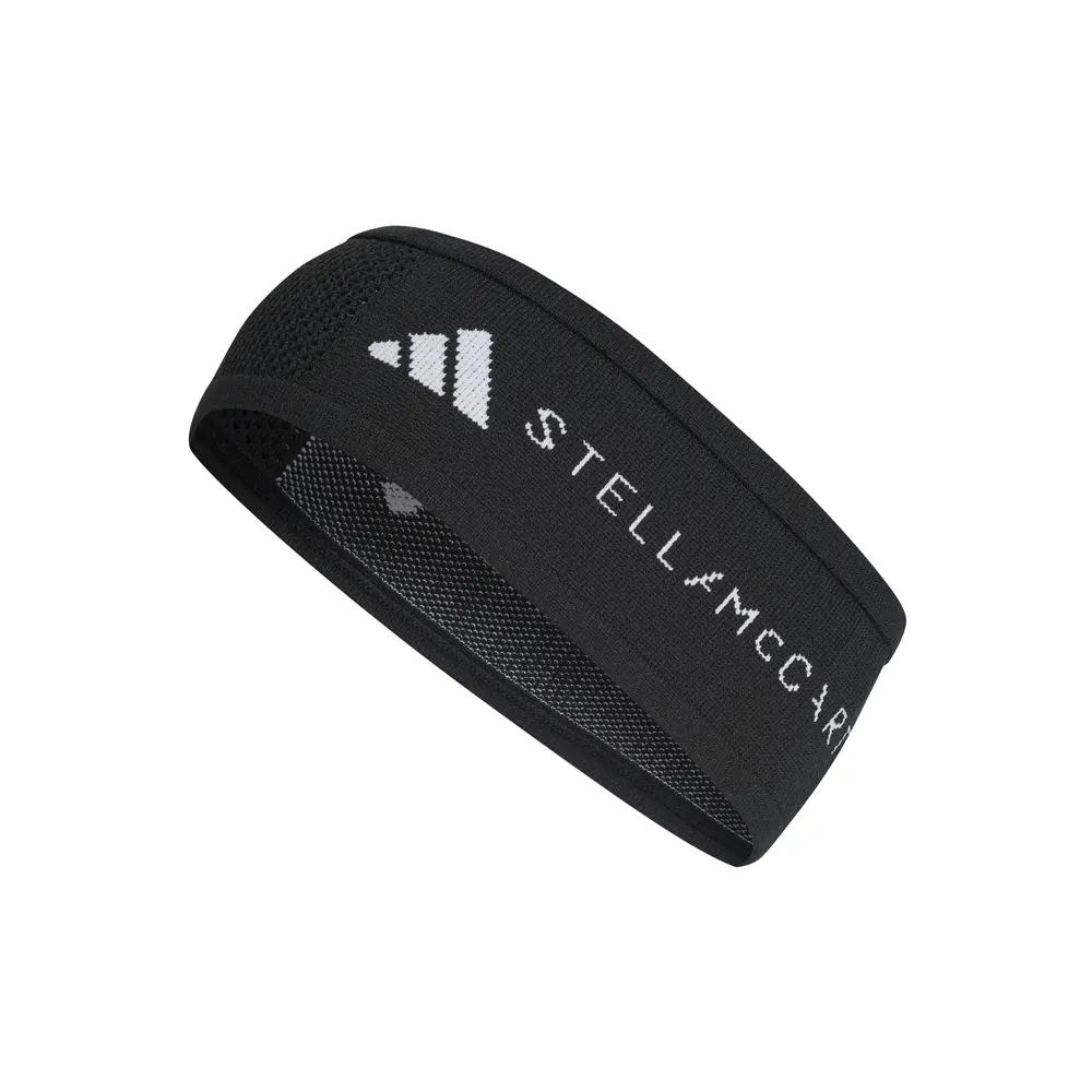 adidas Womens By Stella Mccartney Headband Athletic - Black adidas Womens By Stella Mccartney Headband Athletic - Black