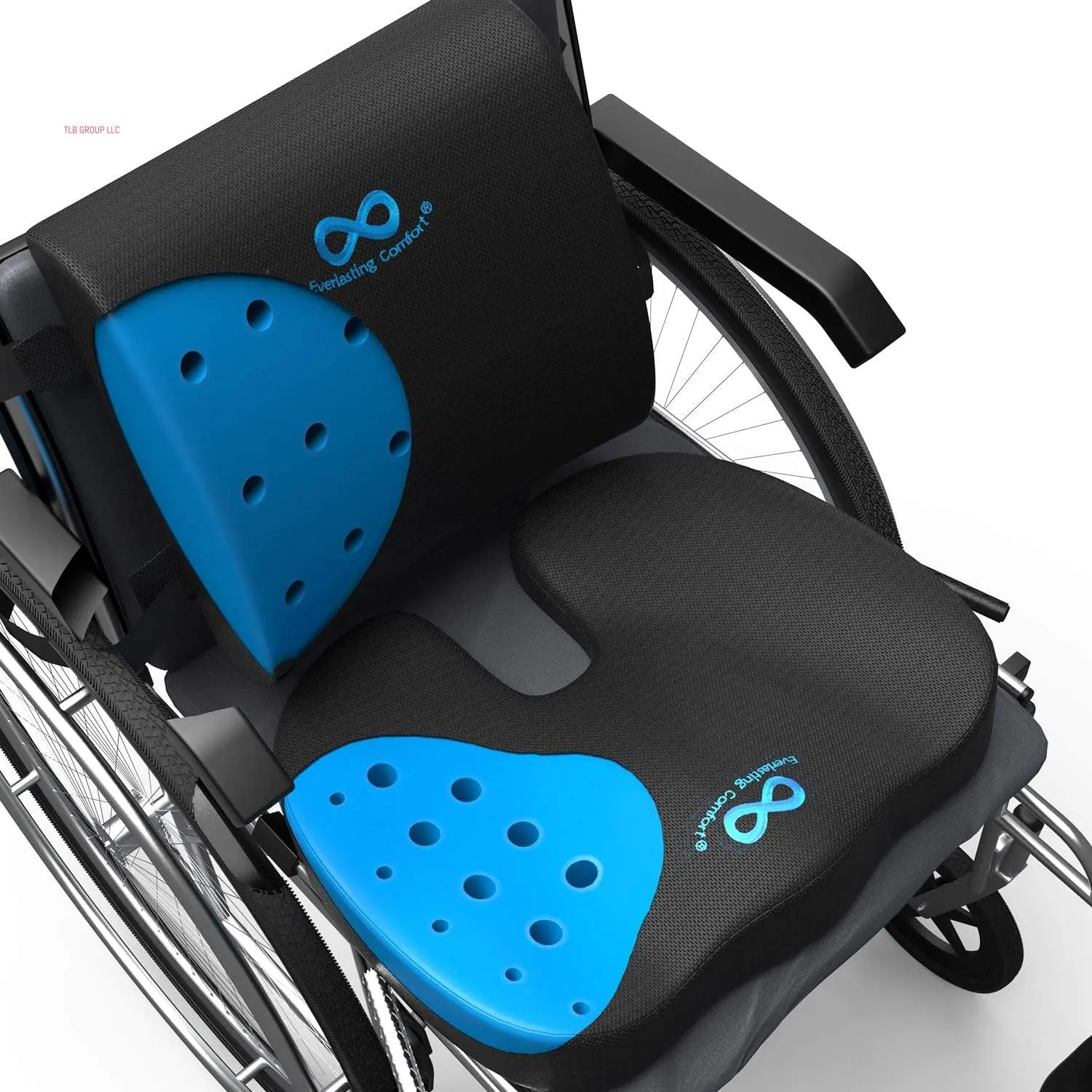 Gel Infused Memory Foam Car Seat Cushion & Lumbar Pillow Combo for Tailbone Pain, Sciatica, Sitting Fatigue - Booster Seat for Adults - Ergonomic Car Seat Cushions for Driving TRUCK DRIVER