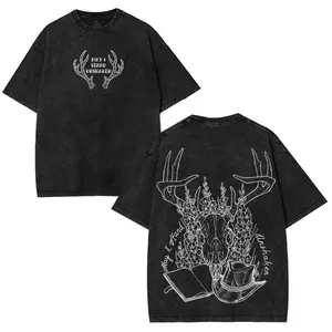 Red Dead redemption 2 V9 Game Washed Tshirt 2 Sided Cotton Oversize unisex Black game merch Soft graphic tee t shirts for men