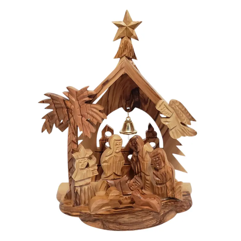Olive Wood Nativity Scene from the Holy Land