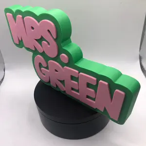 3d Printed Teacher Name Plate I Name Sign I His Her Gift I Employee I Desktop Shelf accessory I Multiple Colors