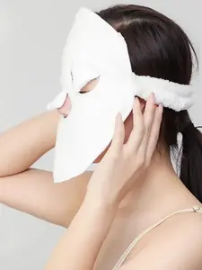 LMMAKE Soft Fabric Towel Mask Reusable Face Towel for Facial Steaming and Hot Compress - Gentle Care, Soothing Experience, Suitable for All Skin Types, Ideal for Cleansing and Moisturizing