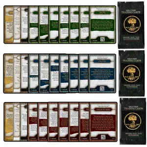 Wild Olive Tree - 30 Bible Verse Scripture Cards (KJV) | Trading Card Design in Foil Packs - Faith, Salvation, and Hope | Memorize, Share, and Trade