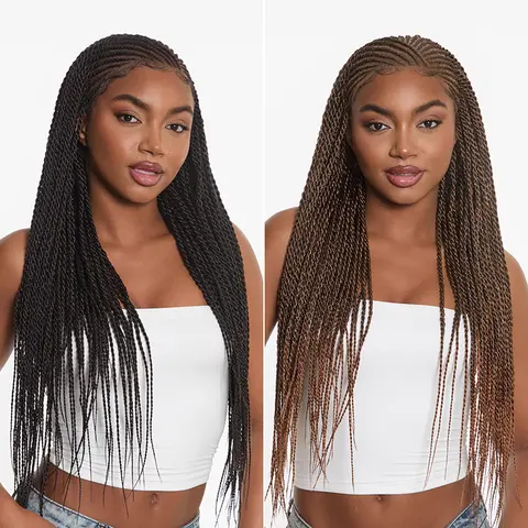 [New Arrival] Frodio Veralux™ Fiber Two-Strand Twist Braided Wig 13x5 Frontal Lace Wig with Baby Hair | Beginner Friendly #summervibes#SohoChic