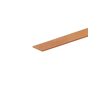 Copper Strip: 0.016" Thick x 1/4" Wide x 12" Long (1 Piece)