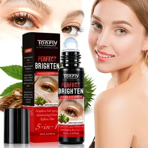 Tonfly Castor Oil Eye Serum Roller, Hydrating, Nourishing and Moisturizing Eye Care Essential Oil, 10ML Pocket Size, Ideal for Fine Lines and Dark Circles, Moisturizer