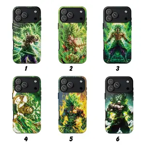 Saiyan Broly Phone case - Golden Warrior Anime Phone Case – Saiyan Power Inspired Design