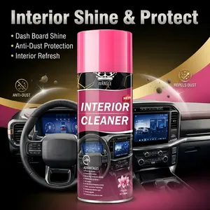 Car Dashboard Surface Polish Cleaner UV Protection Anti Dust Restore Faded Car Interior Plastic Surfaces Long Lasting Fresh Scent Auto Interior Maintenance Product