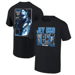 Men's Ripple Junction Black Jey Uso Yeet T-Shirt Professional Wrestler Tee For Man and Woman Unisex T-Shirt, Hoodie, Sweatshirt Menswear Fitted