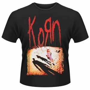 Official KORN T Shirt 'KORN' Black Mens Classic Rock Metal Band Tee Unisex