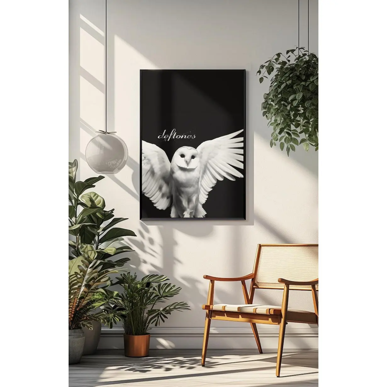 Deftones Diamond Eyes Album Cover Poster | Alternative Rock Band Wall Art | Minimalist Black White Music Print | Aesthetic Retro Room Decor