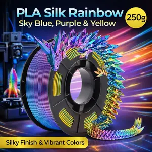Filajoy3d Three-Color Silk Gradient Pla Filament, 1.75mm Diameter Control, Artisan Designers' Choice, Complex Model Printing Material