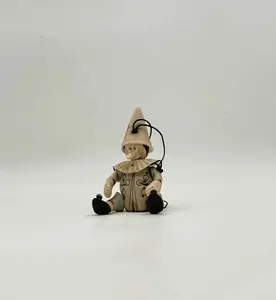 Vintage Jointed Marionette Puppet Ornament
