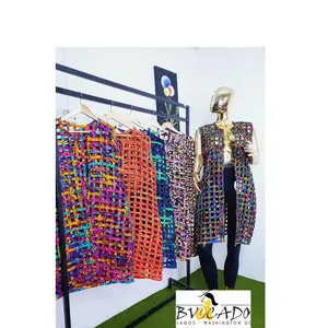 Bolu Kimono Jacket(Ankara Basket)* Bvocado
