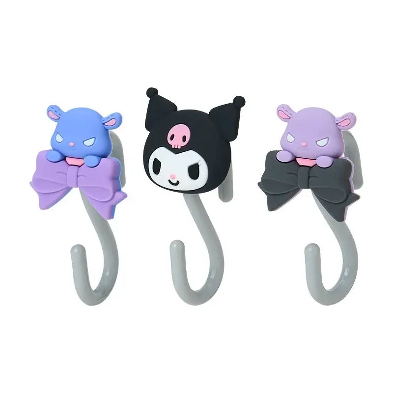 Kuromi OSHI Grid System S-Hook (Set of 3) Kuromi OSHI Grid System S-Hook (Set of 3)