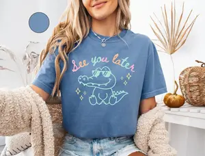 See You Later Alligator Teacher Shirt, Last Day of School Tee, End of Year Teacher Tshirt, Teacher Summer Gift, Trendy Shirt