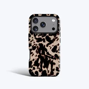 Beige Tortoise Phone Case - For Iphone 17 Pro Max, 16e, 15 Plus, 14 Pro, 13, 12 Mini, 11, Xs, 8, 7, Blonde Tortoise Pattern