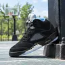 Jordan 5 Retro Black University Blue (2026) Men's DD0587-008 & GS 440888-008 New Sneakers