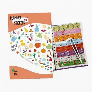 Seasonal Planner Stickers, Student DIY Stationery Box Book Stickers, Holiday Labeling Stickers, Creative Organization Tools