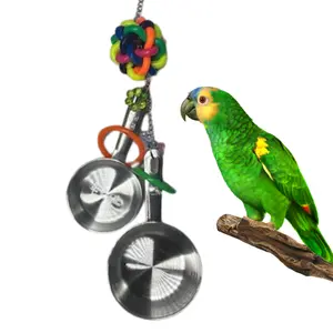 Exquisite Pets Parrot Toy for Amazon Parrots Small & Medium Birds Pots Cups Shredding Foraging Chewing Playful Exercise