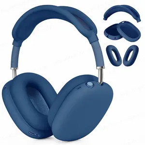For Airpod Max Case Silicone Ear Protection Earmuffs Casque Headphone Case Cover For 2024 Air pods Max Headphone Protective Case