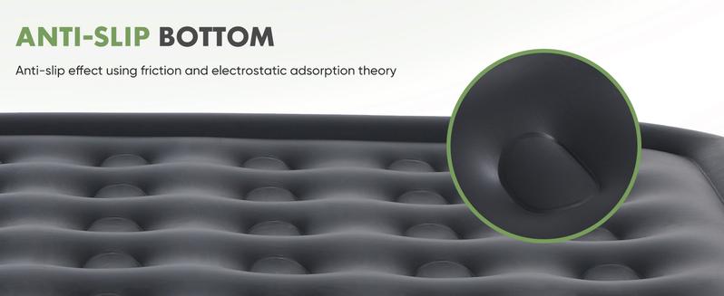 [Deal] Air Mattress with Built in Pump, Inflatable Blow up Camping Bed, Self-Inflating Portable Colchones Inflables for Guests, Home and Travel