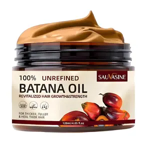 100% Natural Organic Unrefined Batana Oil - 100ml Chemical-Free Adult Haircare Remedy, Hydrating Moisturizer for Dry Hair, Smooth & Repair Damage, Support Batana Oil Hair Growth, Solid Herbal Shampoo Bar Thicker Stronger Hair Thicker Fuller Hair