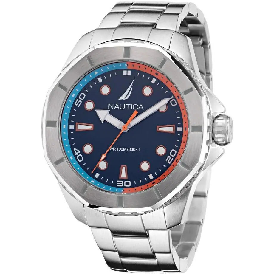 Nautica Koh May Bay Stainless Steel Mens Watch NAPKMS302
