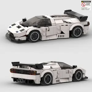 388pcs Moc Super Car Racing Classic Building Block Model Set, Moc Blocks Set, Stem Educational Creative Toy, DIY Car Model Kit, Birthday Gift