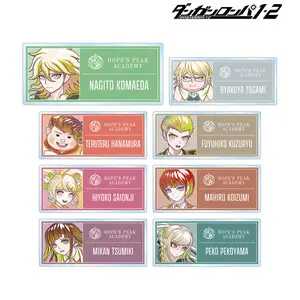 Danganronpa 1.2 Reload Trading Ani-Art clear label Acrylic Nameplate ver.D