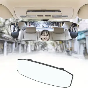 Car Rearview Mirror, Blind Spot for Reversing, Visual Widening, Large Vehicle Interior Rearview Mirror Replacement Parts, Wide-view Auxiliary Rearview Mirror
