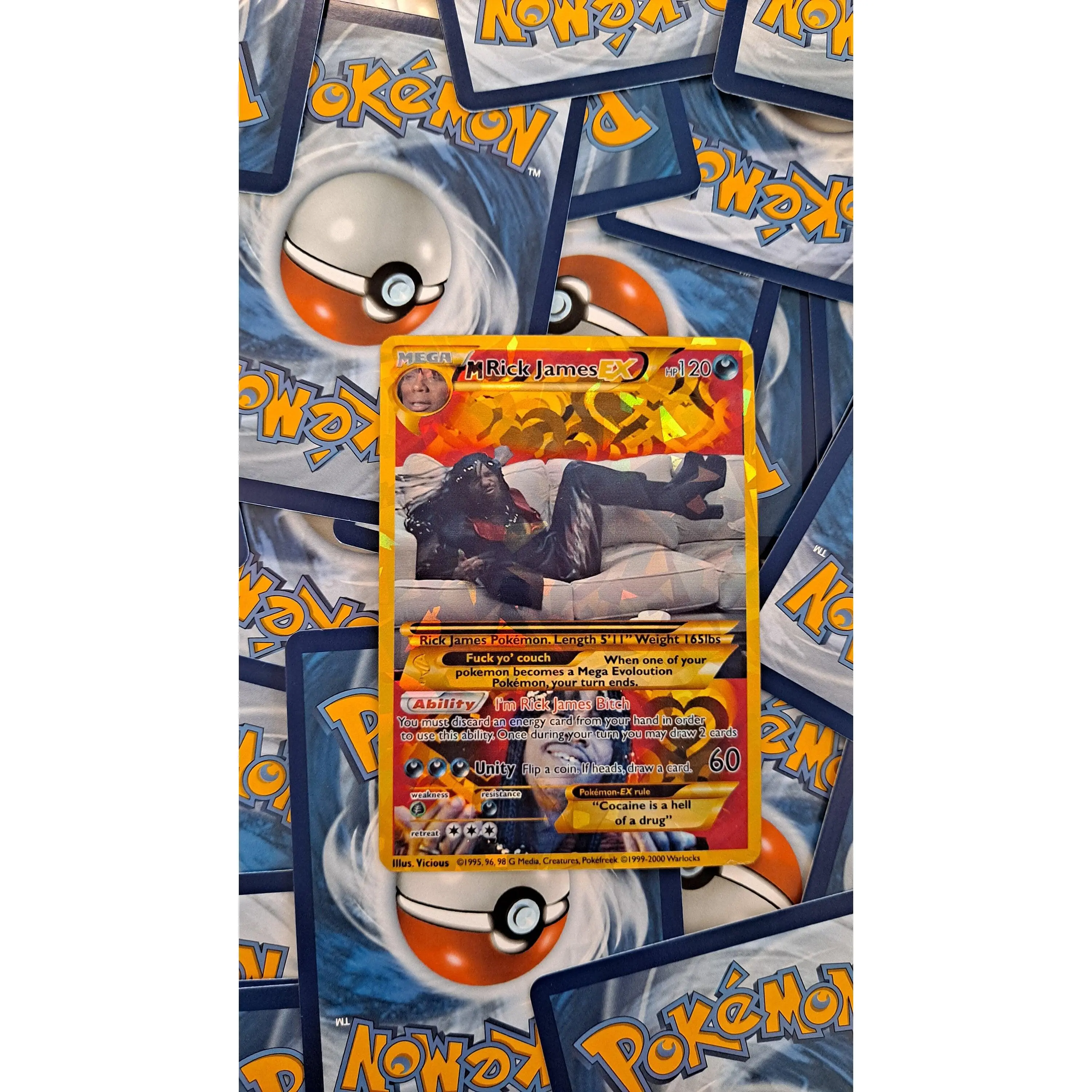 Rick James Pokemon Card - Chappelle show