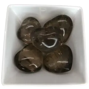 Smoky Quartz Crystal Heart