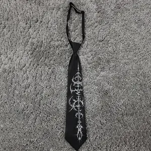 Lolita Cosplay Gifts for Men 2000s Kawaii Harajuku Y2k Tie With Print Joost Small Bow Tie Women's Punk Accessories Man Emo Cute