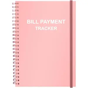 Bill Payment  - Bill  Notebook, Monthly Bill Organizer & Planner for Personal Budgeting Financial, Bill Payments Checklist Organizer, 5.8" x 8.25" Bill Organizer with Pocket