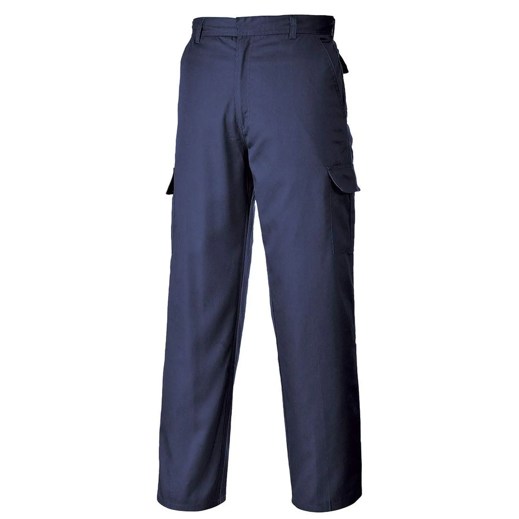 Portwest Workwear Cargo Pants in Protective Polycotton with 6 Pockets, Navy C701
