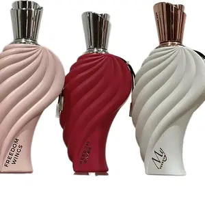 Freedom Mirada 3pz Eau de Parfum 3.4oz Set for Women - Fragrance Perfume Made in UAE with Litchi Strawberry Pear & Vanilla Notes