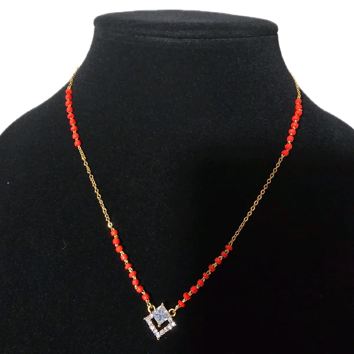 Traditional Nepali Indian Desi Mangalsutra Necklace for Women