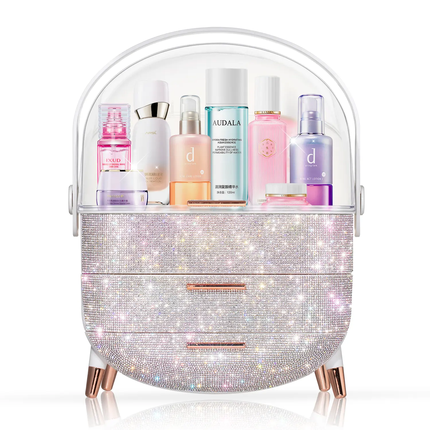 Makeup Organizer & Durable Storage for Cosmetics, Eyebrow Pencils, Eyeshadows - Effortlessly Organize Your Beauty Essentials Bedrooms