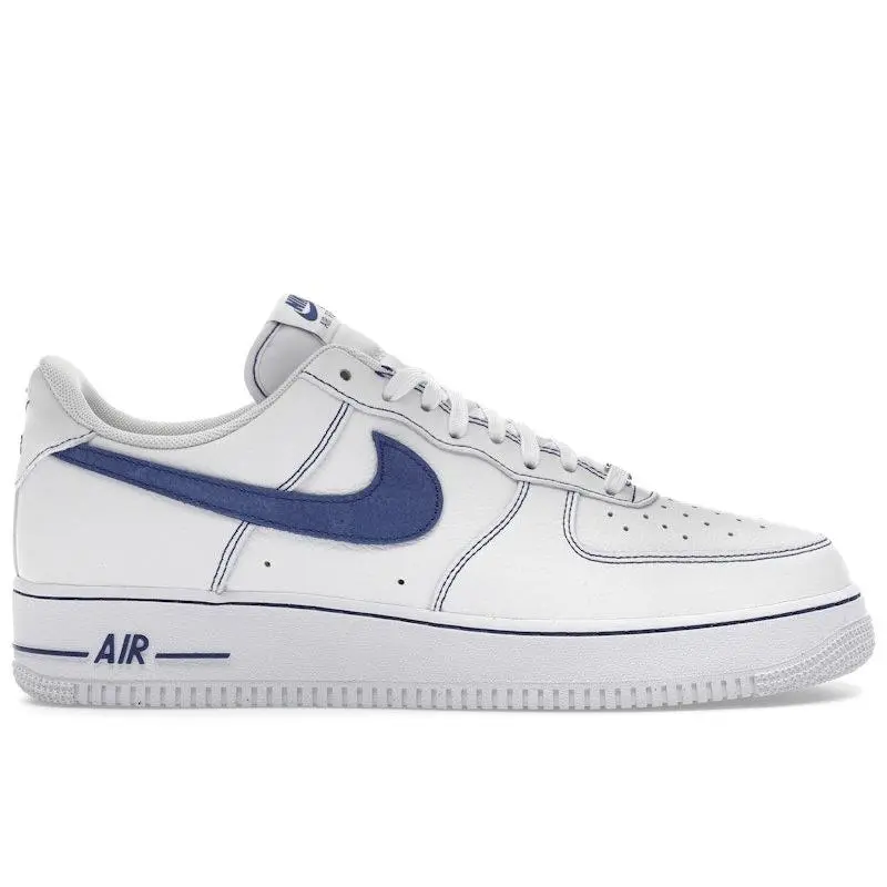 Nike Men's Air Force 1 Low '07 LV8 White Deep Royal Blue, from StockX