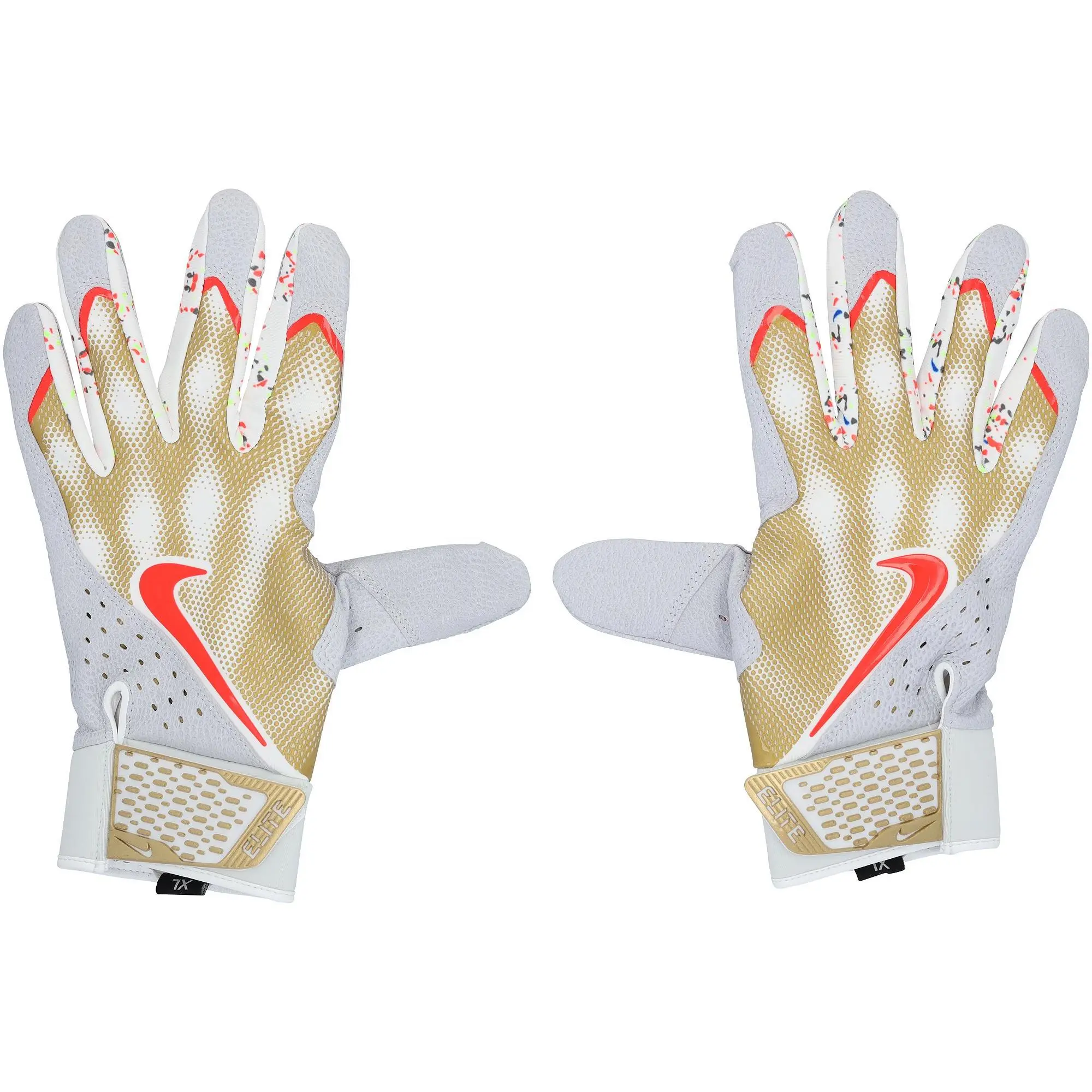 Pete Alonso New York Mets Player-Issued White and Gold Nike Batting Gloves from the 2025 MLB Season - Fanatics Authentic Certified