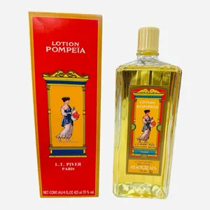 L.T. Piver Paris Lotion Pompeia - Classic 4.23 oz Bottle with Red Box Design by L.T. Piver Paris Body Care Scent Essence Moisturizers Cosmetic Scented