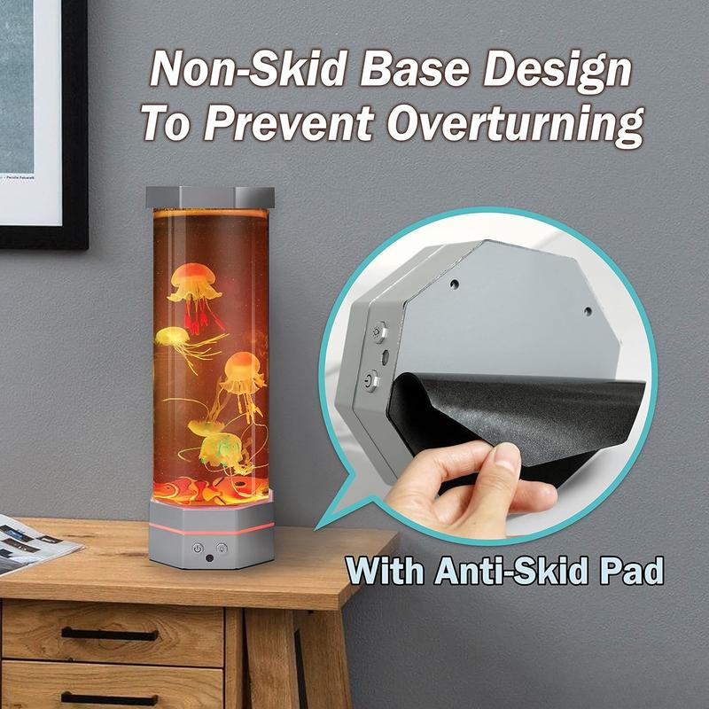 Jellyfish Aquarium Lamp Fish Jelly Fish Tank Aquarium Lava Lamp Night Light Room Decor,7 Jellyfish&Clownfish,Adult Home Office Room Desk Light Jellyfish Aquarium Lamp Fish Jelly Fish Tank Aquarium Lava Lamp Night Light Room Decor,7 Jellyfish&Clownfish,Adult Home Office Room Desk Light