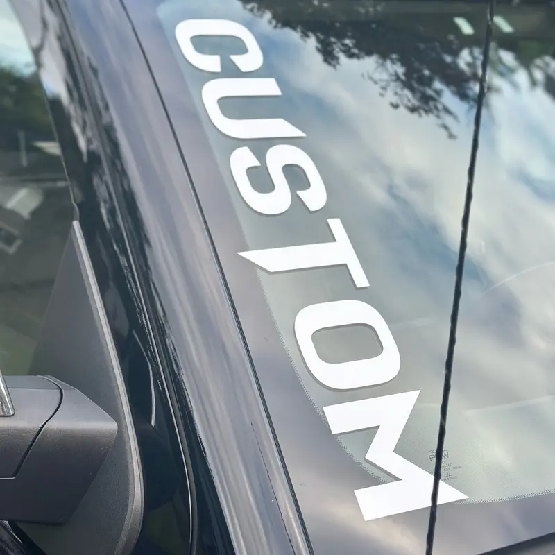 Custom Windshield Decal for Trucks, Cars, SUVs - 23 Inches - Chevy, Dodge, Ram, Ford
