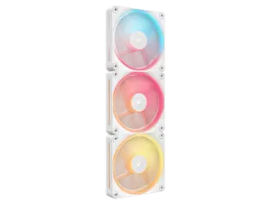 CORSAIR iCUE LINK LX120-R RGB 120mm PWM Reverse Fans Starter Kit - White – Reverse Fan  Blade - Dual Light Loops - Easy iCUE LINK Connectivity - Magnetic Dome Bearing