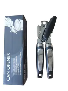 Can Opener Manual, Handheld Strong Heavy Duty Stainless Steel Can Opener, Comfortable Handle, Sharp Blade Smooth Edge.