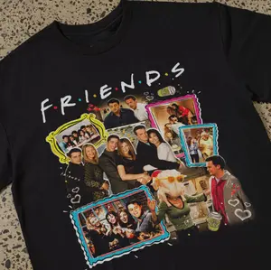 Friends Vintage T-Shirt, Sweatshirt, Retro TV Show Tee, 90s Sitcom Graphic Shirt, Classic Nostalgia Outfit, Unisex Streetwear Top